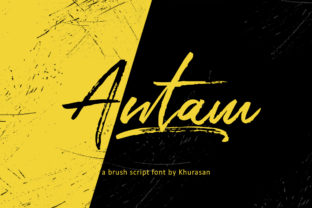 Antam Script: A Handwritten Brush Font with a Retro Touch for Modern Designs
