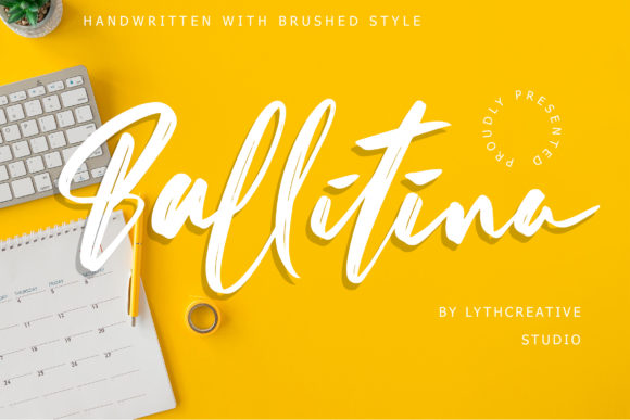 Ballitina: A Handwritten Font That Elevates Modern Typography