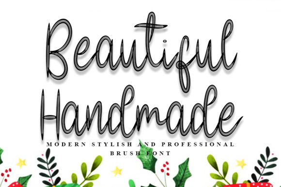 Beautiful Handmade: A Unique Handwritten Font for Creative Professionals