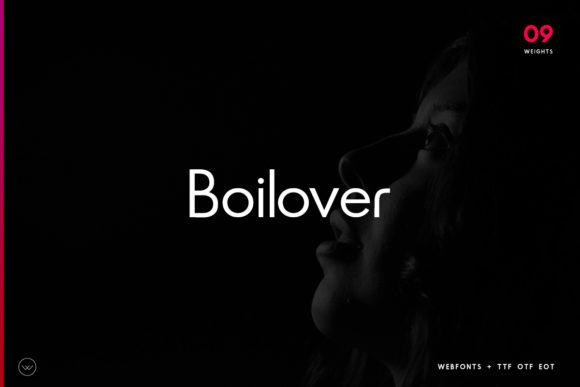 Boilover: A Minimalist Font for Maximum Impact