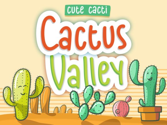 Cactus Valley: A Playful Font That Brings Desert Charm to Your Designs