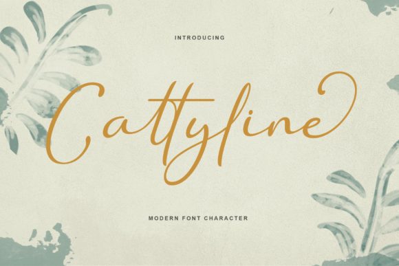 Cattyline: A Handwritten Font for Creative Expression