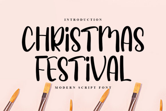 Christmas Festival Font for Joyful Projects
