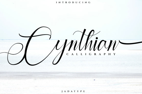 Cynthian: A Handwritten Font That Balances Elegance and Modernity