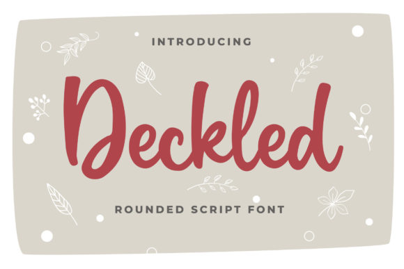 Deckled: A Brushed Handwritten Font That Elevates Design with Grace and Flow