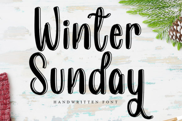 Discover the Beauty of Winter Sunday: A Delicate and Elegant Script Font