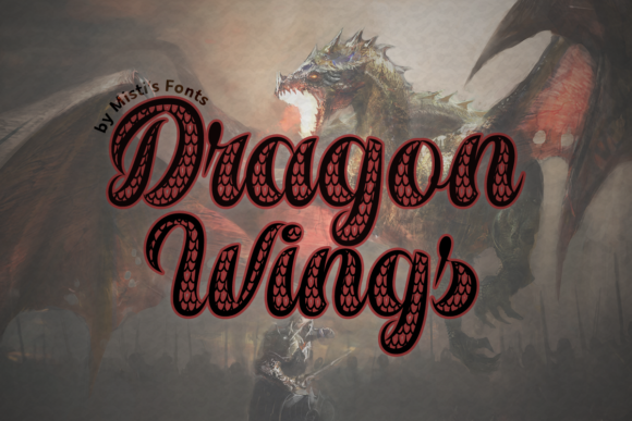 Dragon Wings: A Fabulous Handwritten Font for Creative Projects