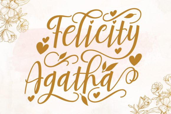 Felicity Agatha: A Unique and Elegant Handwritten Font for Personalized Design