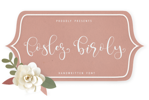 Foslez Biroly: A Unique Handwritten Font for Creative Projects