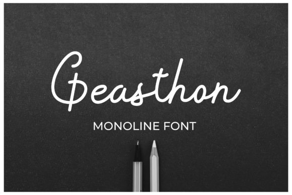 Geasthon: A Versatile Casual Script Font for Modern Creativity
