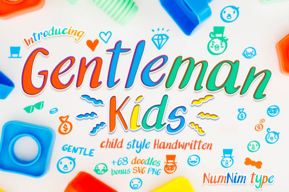 Gentleman Kids Font for Creative Designs