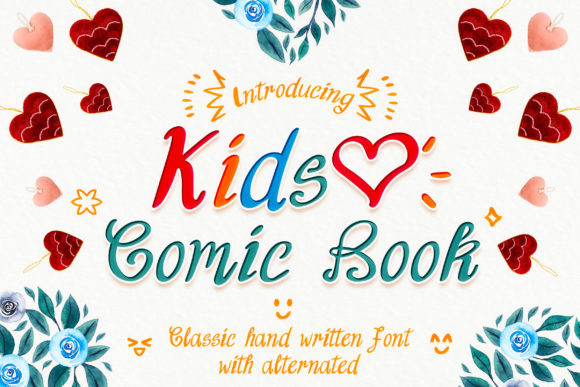 Kids Comic Book Font: A Playful Choice for Creative Projects