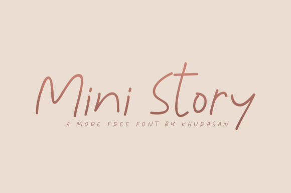 Mini Story: A Modern Handwritten Font for Creative Projects