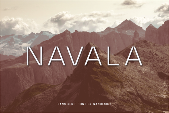 Navala: A Modern Sans Serif Font for Every Creative Project