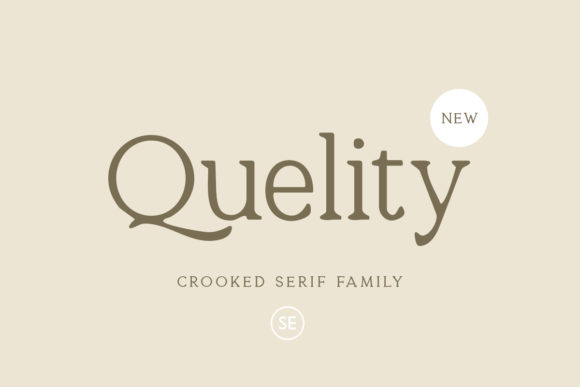 Quelity: A Simple and Clean Serif Font for Creative Projects