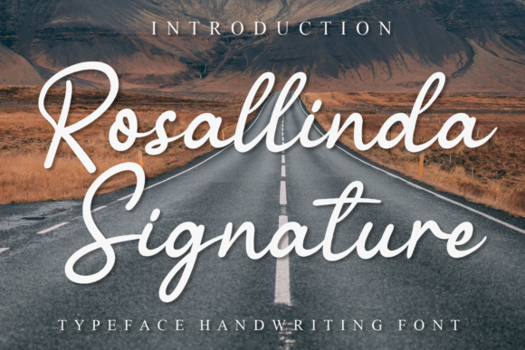 Rosallinda Signature: A Handwritten Font with Personality