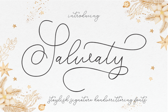 Salwaty: A Handwritten Font That Elevates Design with Elegance and Flow