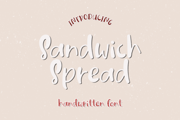 Sandwich Spread Font for Creative Projects