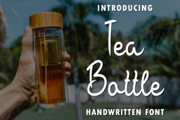 Tea Bottle Font: A Delicate Choice for Romantic and Personalized Designs